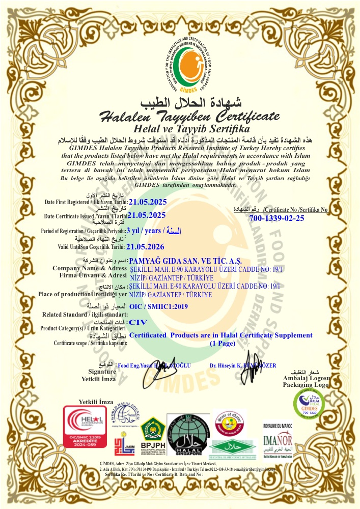 Helal ve Tayyib Sertifikası (GİMDES)